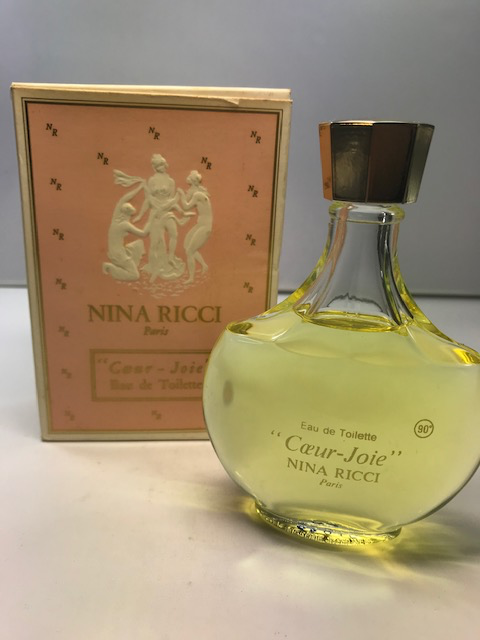 Coeur Joie Nina Ricci eau de toilette 100 ml. Rare vintage 