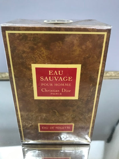 Eau Sauvage pour homme Dior edt 100 ml. Rare, original (1966). Scellé