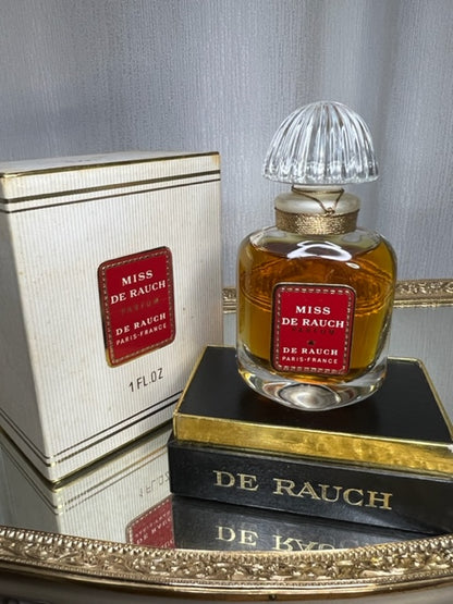 Miss De Rauch De Rauch extrait 30 ml. Rare, vintage années 1960. Flacon scellé.