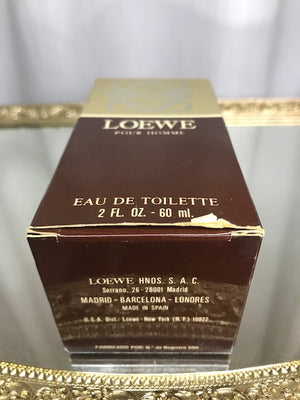 Loewe Pour Homme edt 60 ml. Rare, vintage first edition.