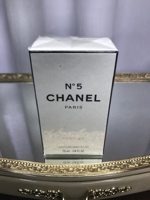 Chanel No 5 pure parfum 7,5 ml. Rare, vintage 1980s. Sealed