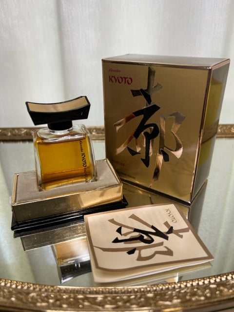 Kyoto Kanebo parfum pur 14 ml Rare, vintage 1990. Flacon scellé