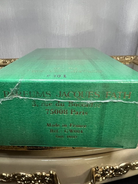 Green Water Jacques Fath edt 125 ml. Rare first formula. 1980 edition. Sealed