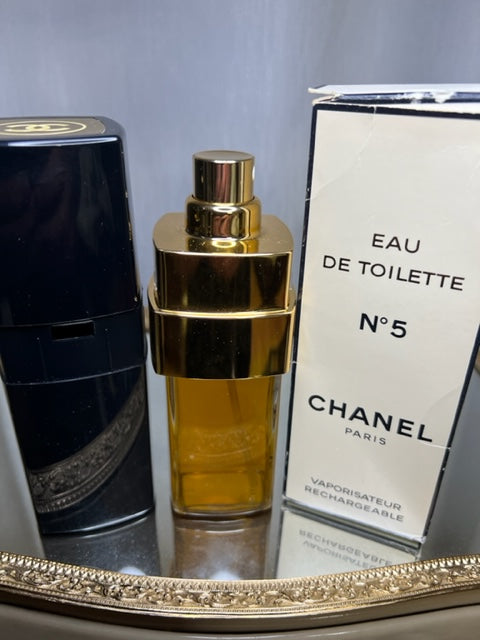 Vintage Rare Chanel No 5 Eau De Toilette Splash Perfume 80ml for