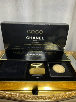 Coco parfum Chanel pressed parfum concentree. Sealed 1984 original edition.