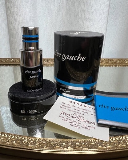 Rive Gauche YSL extrait de parfum 7,5 ml. Édition vintage des années 1980. Flacon scellé.