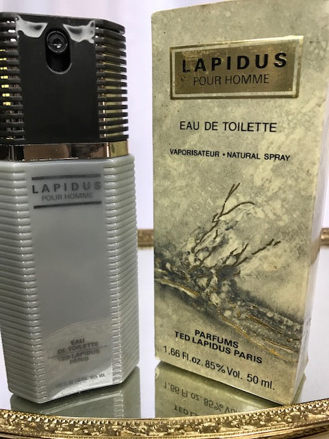 Ted Lapidus Pour Homme edt 50 ml. Rare, vintage 1987 edition.