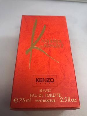 Kenzo Kashaya edt 75 ml. Rare,  vintage, first edition.