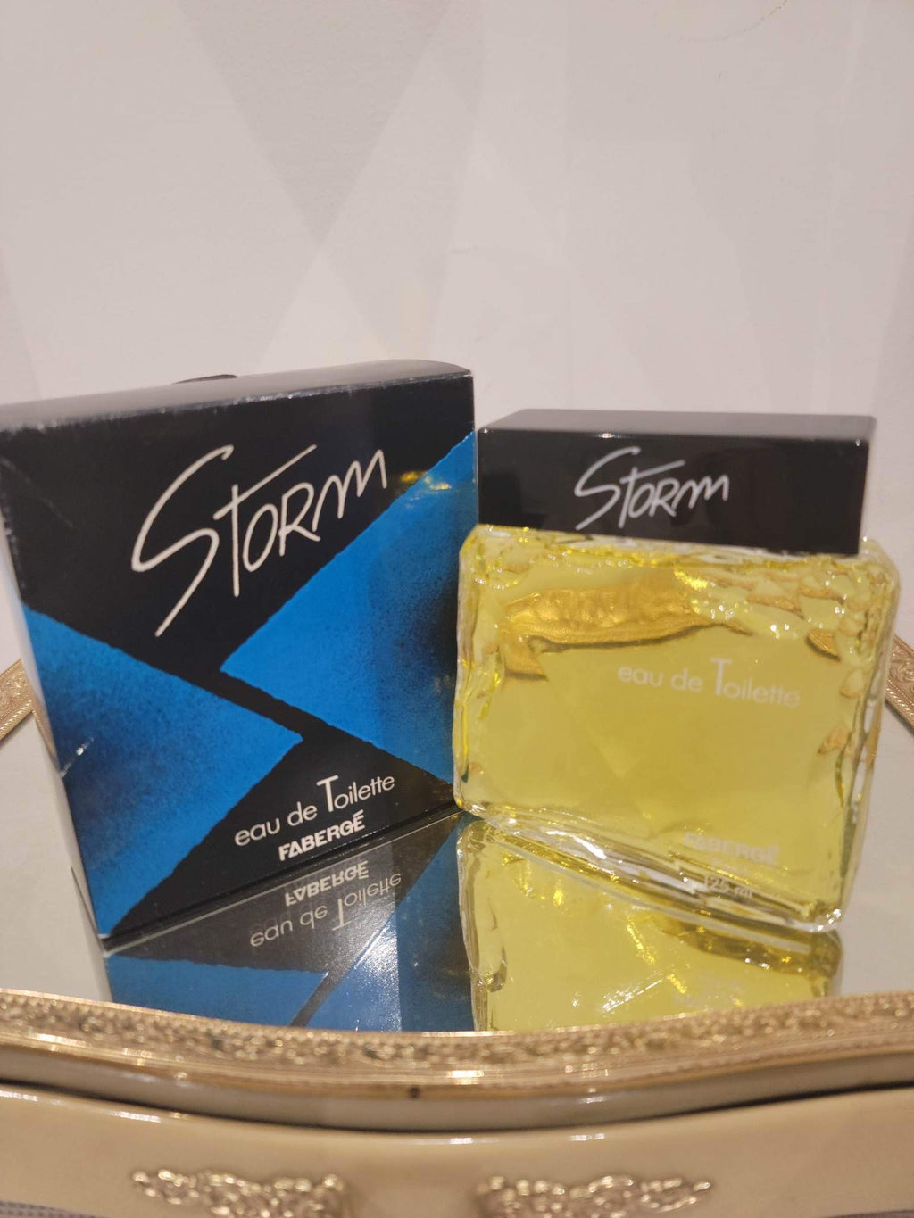 Storm Faberge edt 125 ml. Extremely rare vintage. Sealed bottle. Superb!