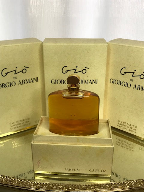 Gio de Giorgio Armani pure parfum 15 ml. Rare original 1991. Superb!