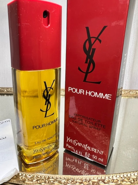 Yves Saint Laurent Pour Homme Yves Saint Laurent edt 50 ml. Vintage 1971 original. Sealed bottle