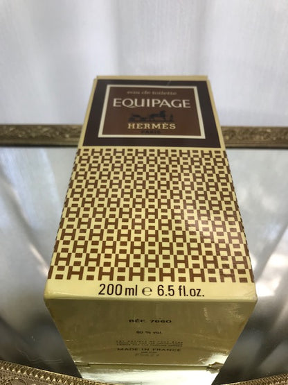 Equipage Hermès Edt 200 ml. Rare vintage original 1970 edition. Sealed bottle