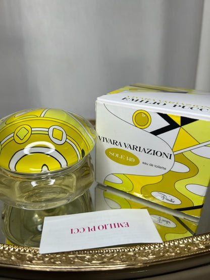 Sole 149 Emilio Pucci edt 50 ml. Première édition vintage. Flacon scellé