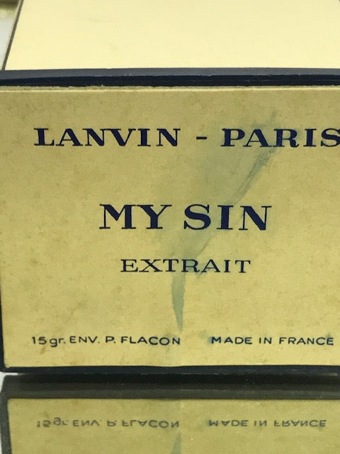 My Sin Lanvin extrait 15 ml. Rare, vintage 1970.