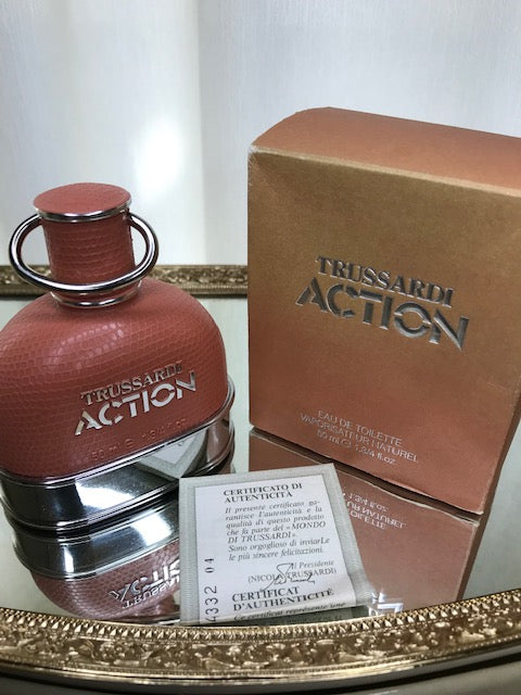 Trussardi Action Donna edt 50 ml. Édition originale vintage de 1990.