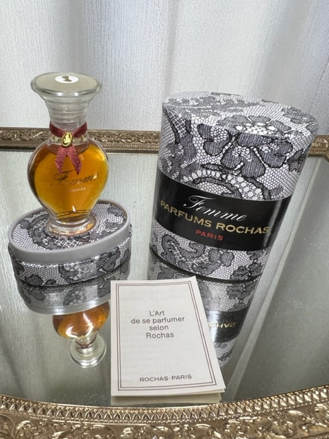 Femme Rochas pure parfum 7,5 ml. Vintage 1970. Sealed bottle