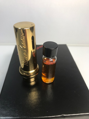 Paloma Picasso pure parfum 7 5 ml gold case gift set. Rare