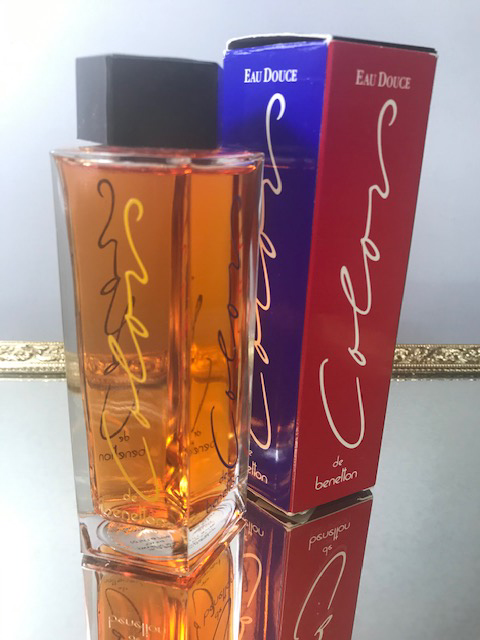 Benetton Colors de Benetton Eau Douce 104 ml. Rare, vintage, première édition. Bouteille scellée.