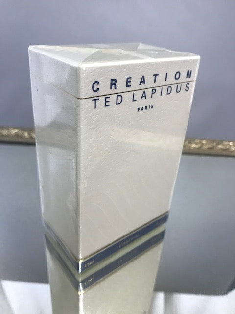 Création Ted Lapidus pur parfum 7,5 ml. Rare, première édition originale. Scellé. Poids 101g