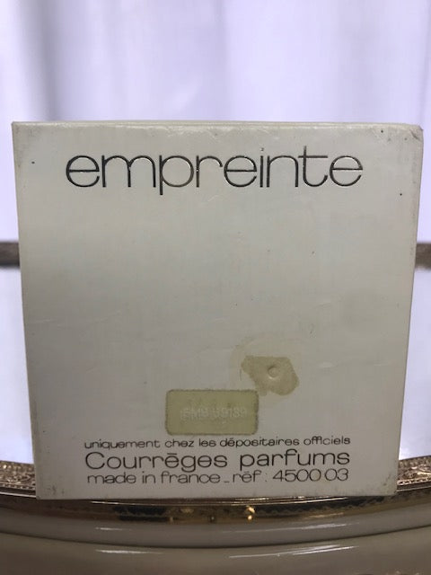Courrèges Empreinte pur parfum 14 ml. Rare, flacon vintage 1970 plein/scellé.