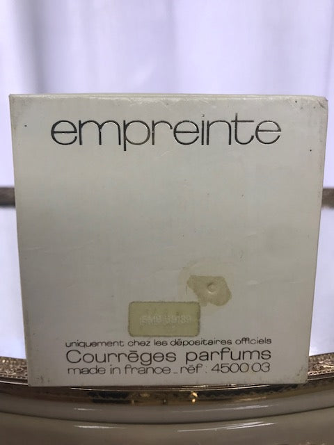Courreges Empreinte pure parfum 14 ml. Rare, vintage 1970 full/sealed bottle.