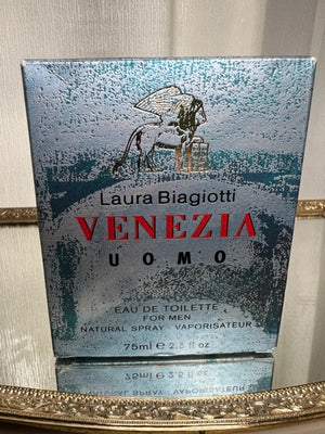 Venezia Uomo Laura Biagiotti edt 75 ml. Rare original 1995.