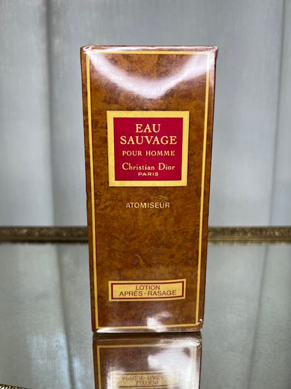 Eau Sauvage après-rasage 112 ml. Vintage 1970. Scellé