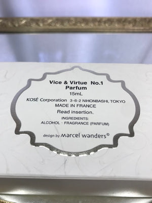 Vice & Virtue Cosme Decorte (Japan) pure parfum 15 ml. Rare, vintage. Sealed.