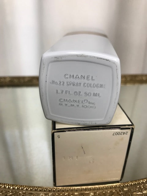 Chanel No 22 edc. Rare, vintage 1970 original edition