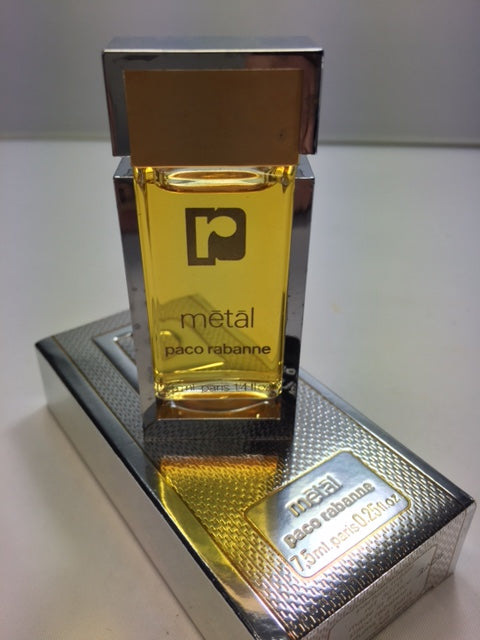 Metal Paco Rabanne pure parfum 7,5 ml. Rare vintage first 