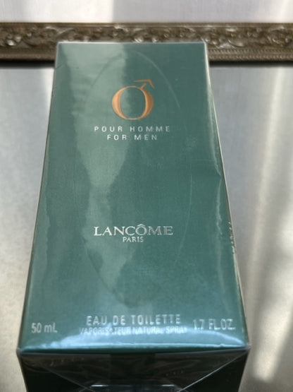 O pour Homme Lancôme 50 ml. Édition originale vintage de 1996. Scellé