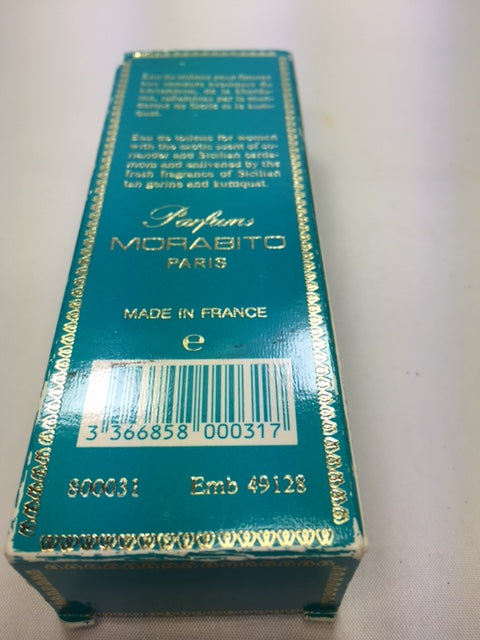 Morabito Eau de voyage collection Turquoise 30 ml. Rare 