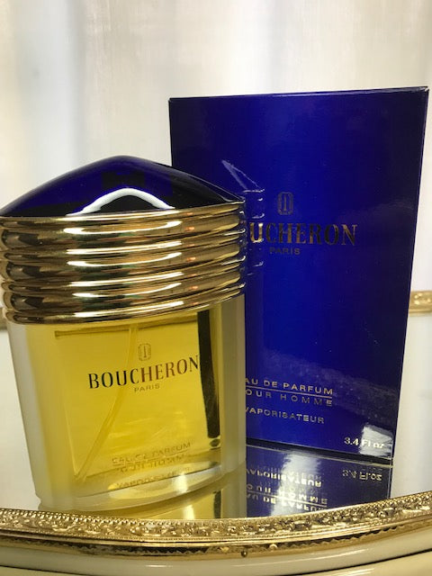 Boucheron Pour Homme Boucheron edp 100 ml. Rare original first edition 1991.