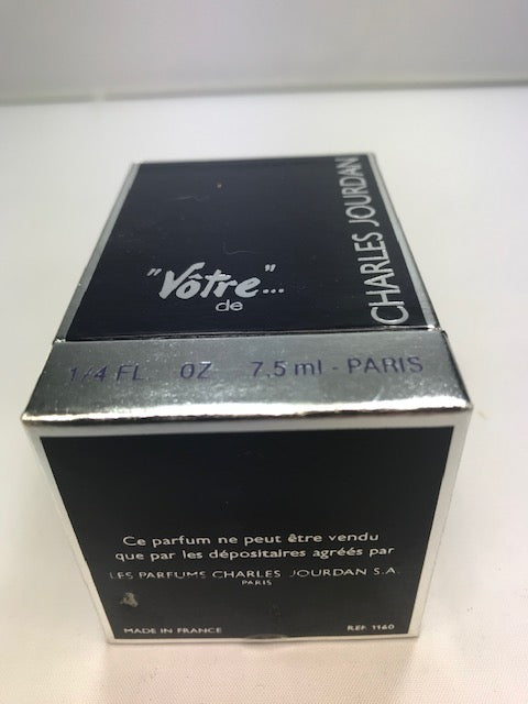 Votre de Charles Jourdan pure parfum 7,5 ml. Rare vintage 