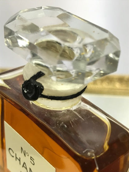 Chanel No 5 extrait 28 ml (PM). Rare original 1961 edition. Sealed bottle