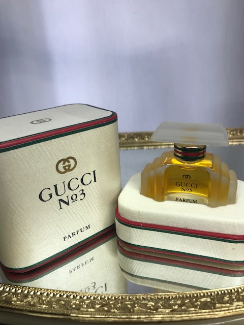 Gucci No 3 pure parfum 7,5 ml. Rare, vintage. Sealed