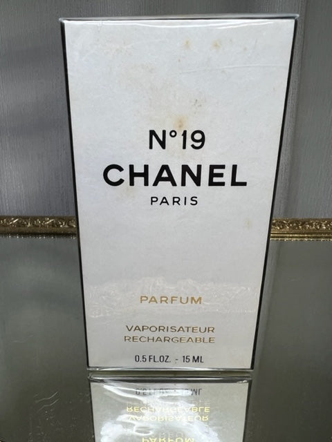 Chanel No 19 pure parfum 15 ml. Vintage 1990. Sealed – My old perfume