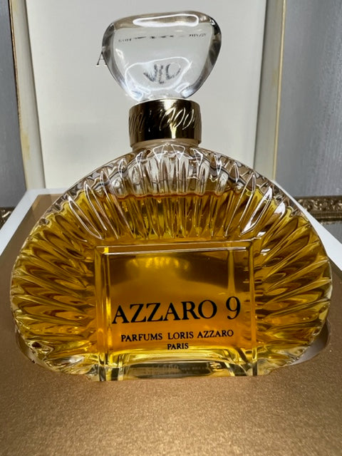 Azzaro 9 Azzaro pure parfum 30 ml. Rare, vintage 1984 original. Crystal bottle.