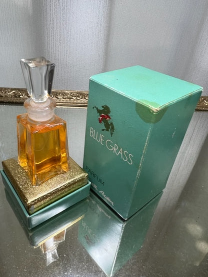 Blue Grass Elizabeth Arden extrait 6,5 ml Vintage 1960. Flacon scellé.