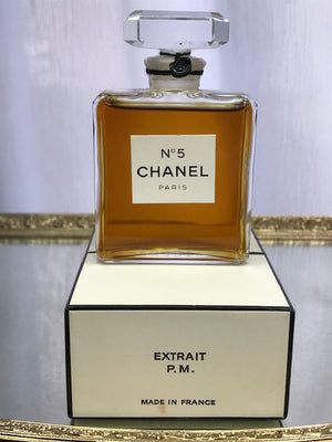Vintage 60's Coco Channel Chanel Number 5 Perfume Bottle 