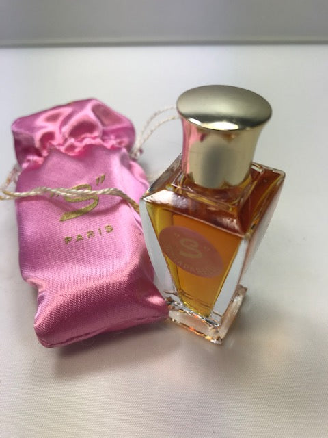 S Schiaparelli pure parfum 10 ml in sac. Rare vintage 1970s.