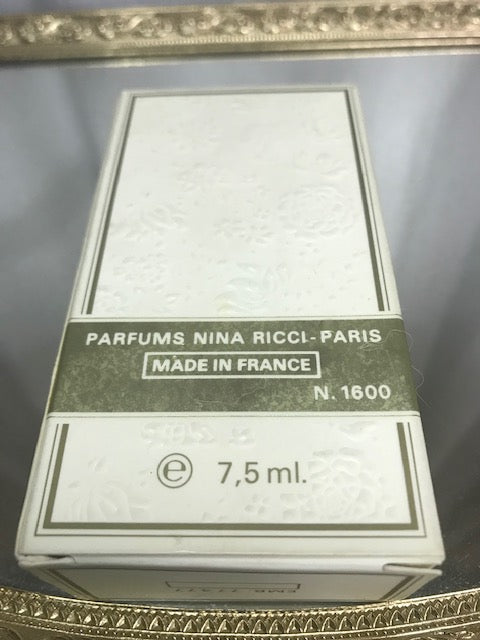 Nina (1987) Nina Ricci pur parfum 7,5 ml. Rare vintage première édition originale