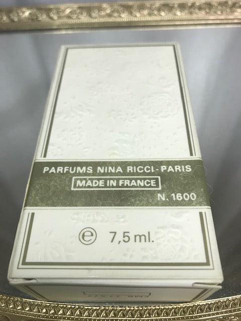 Nina (1987) Nina Ricci pure parfum 7,5 ml. Rare vintage first edition original