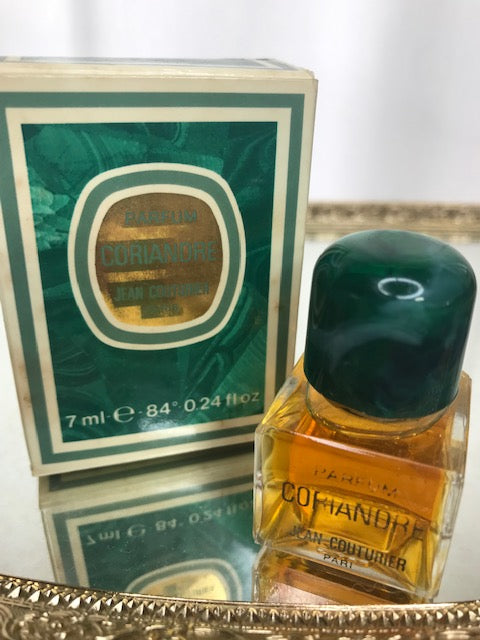 Coriandre Jean Couturier pure parfum 7 ml. Rare, original 1974.