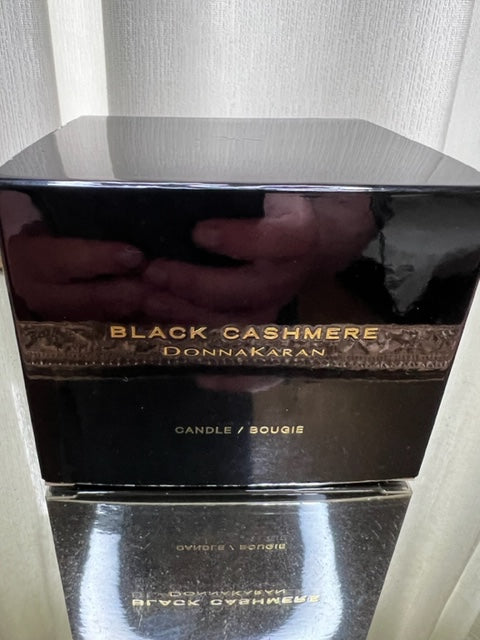 Donna Karan Black Cashmere perfume candle super big size. Vintage