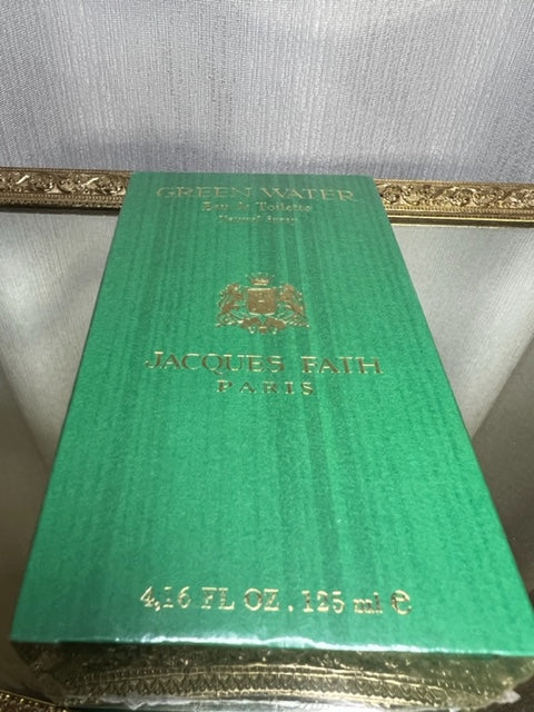 Green Water Jacques Fath edt 125 ml. Rara prima formula. Edizione 1980. Sigillato