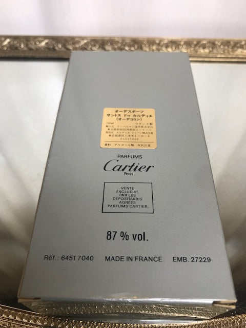 Santos de Cartier Eau de Sport edt 100 ml. Rare, original de 1989. Flacon scellé