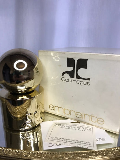 Courrèges Empreinte pur parfum 60 ml. Extrêmement rare, original 1970. Superbe état.