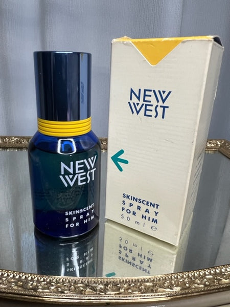 New west best sale cologne blue bottle