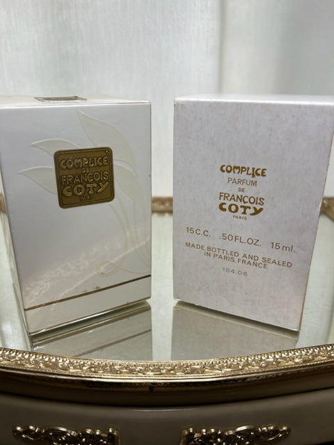 Complice Coty extrait 15 ml. Vintage 1970. Sealed bottle